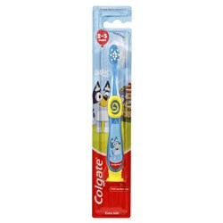 Colgate Manual Toothbrush - Junior - Bluey - 2-5 Years - Extra Soft Bristles, 8-Pack